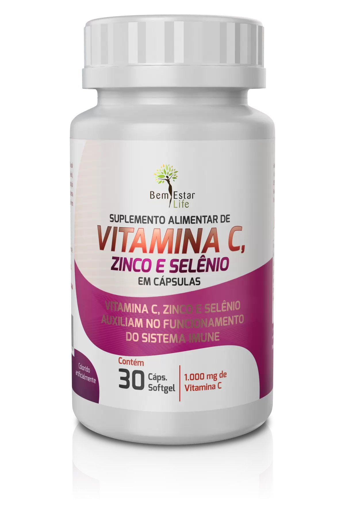 VITAMINA C, ZINCO E SELENIO - 30 CAPSULAS