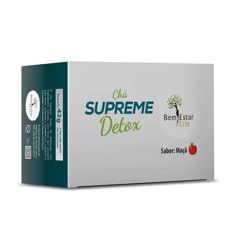 CHÁ SUPREME DETOX - 30 sache