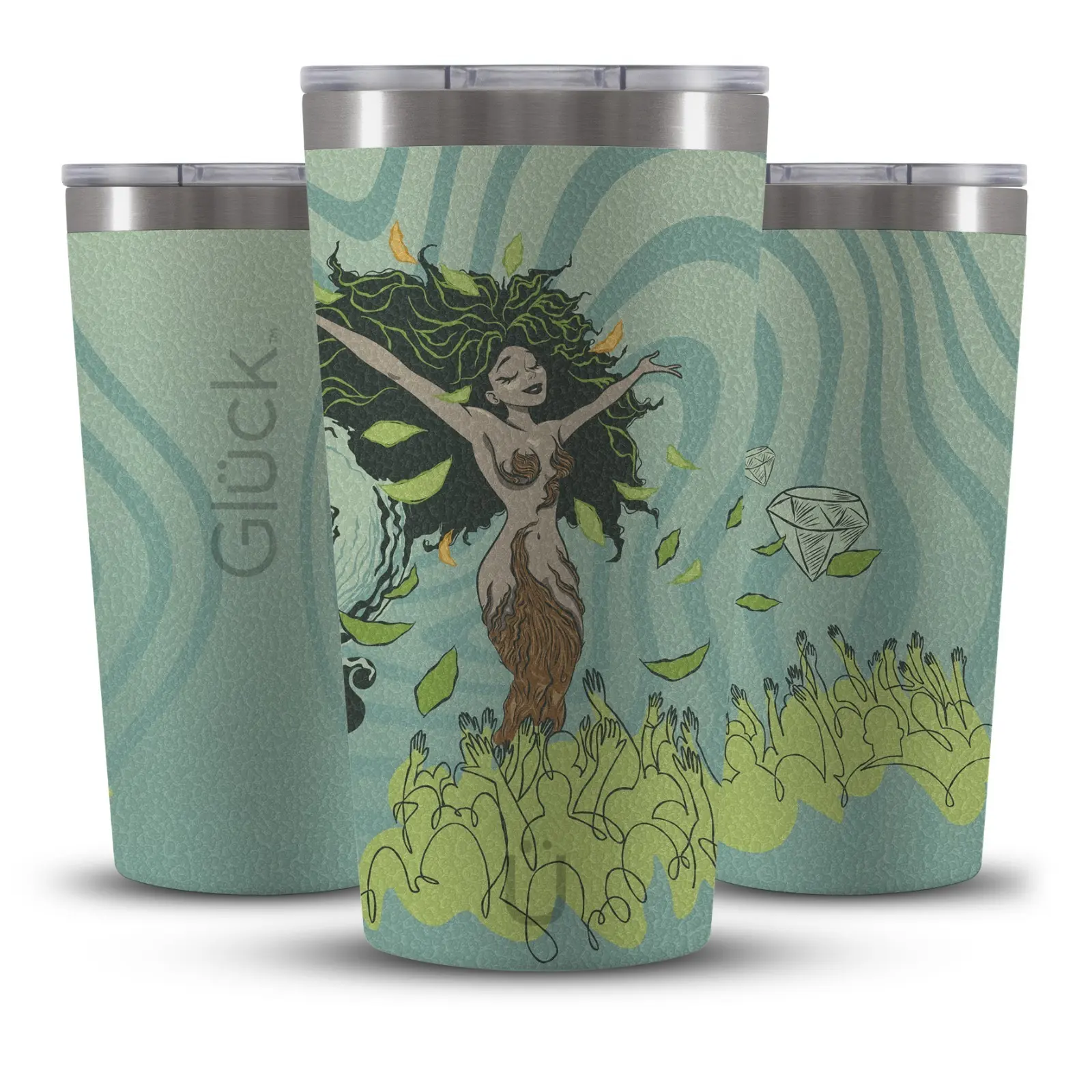 COPO TERMICO *GLUCK - PERSONALIZADO COMEMORATIVO 10 ANOS