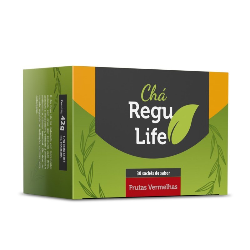 Chá Regu Life Frutas Vermelhas - 30 Sachês