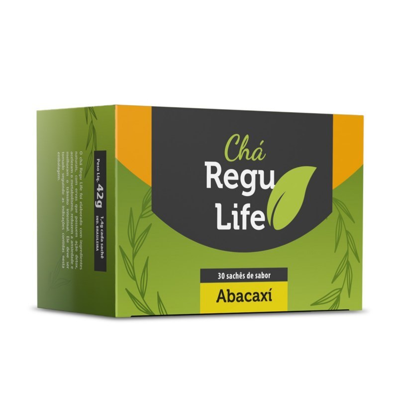 Chá Regu Life Abacaxi - 30 Sachês