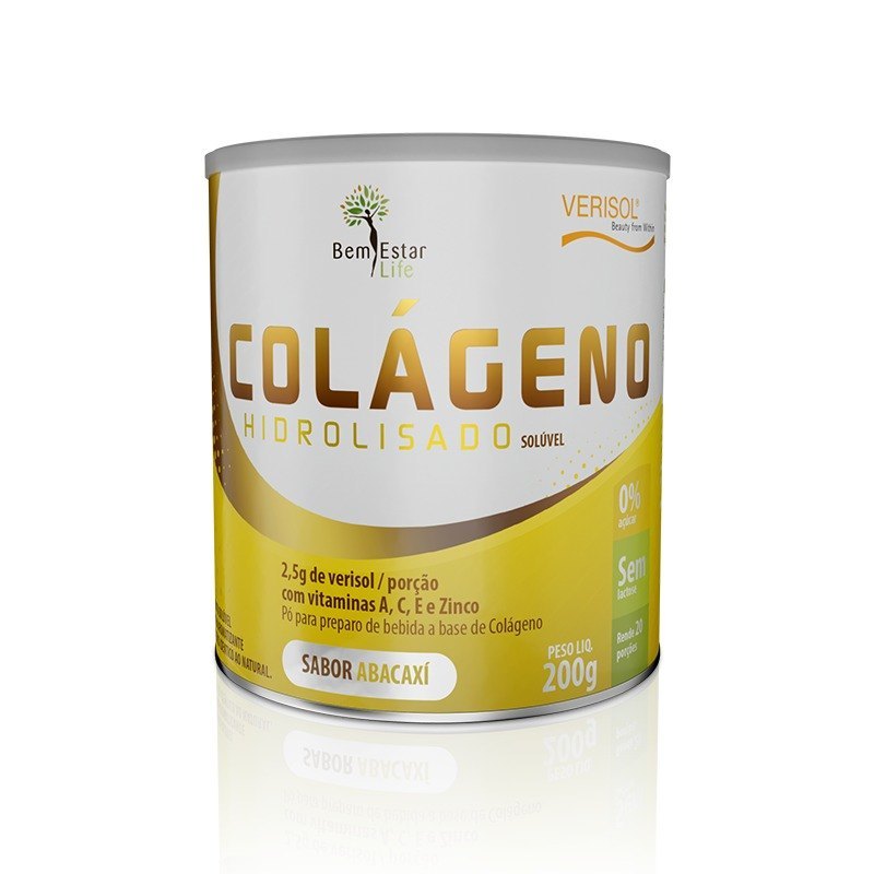 Colágeno com Verisol sabor Abacaxi